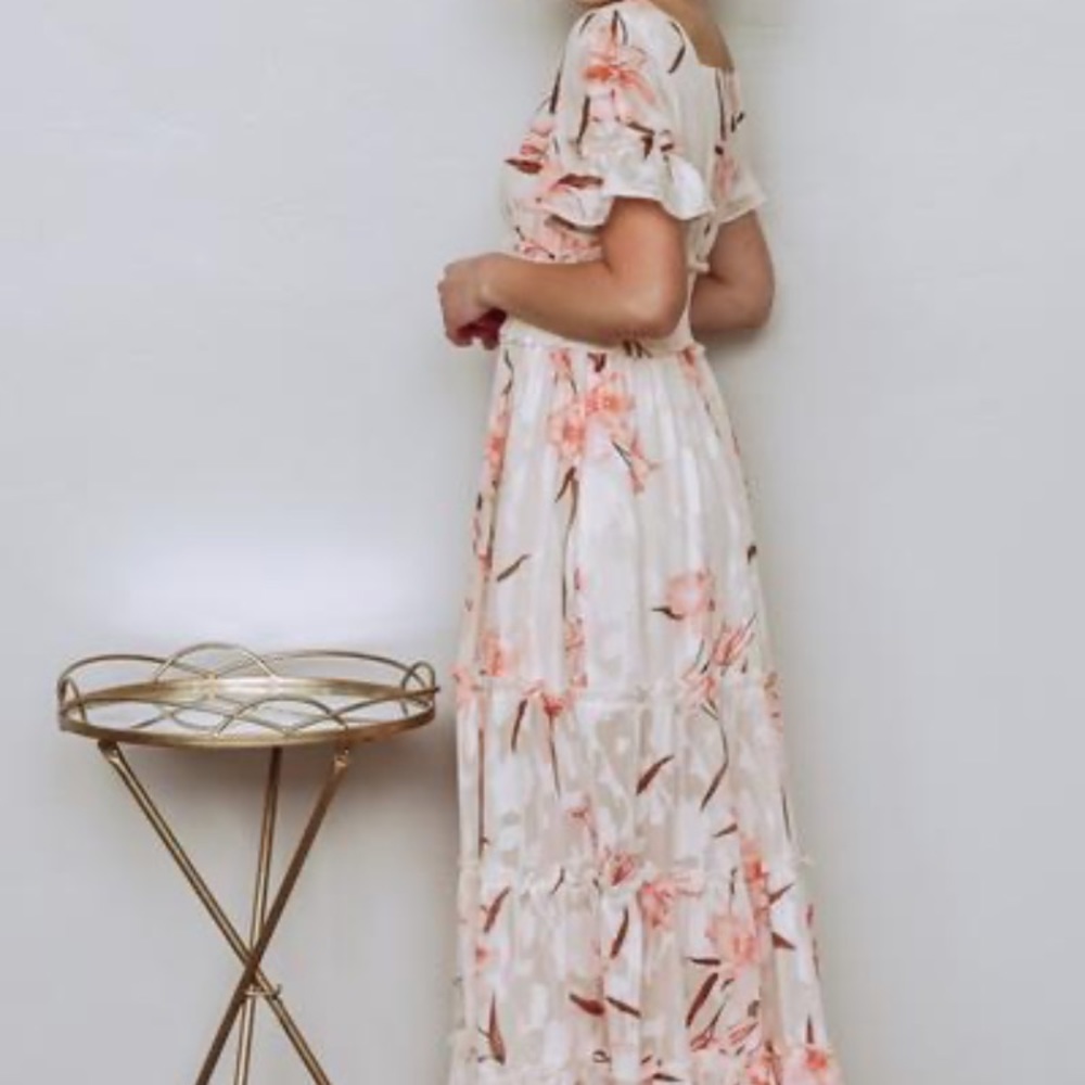 Blue Floral maxi SOLD - Picture 9 of 14